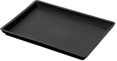 Sottovaso Giapponese in plastica a bordo diritto per bonsai 19x13x1,2 cm - D6