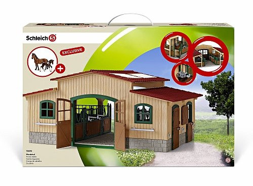 Schleich - Pferdehof mit 2 Trakehnern