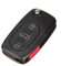 Cle PLIP per Volkswagen Golf Polo Passat Bora trasportare Touareg Jetta 3 pulsanti + Panic Cover per batteria CR1620 telecomando @ pro-plip
