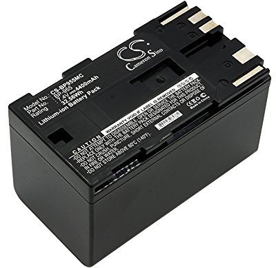 CS-BP955MC Battery 4400mAh compatible with [Canon] EOS C100, EOS C100 Mark II, GL2, XF100, XF105, XF300, XF305, XH A1, XH A1S, G1, XL H1, XL H1A, XL1, XL1S, XL2, XM2 replaces BP-955
