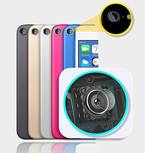 HeXtruX Premium Kamera Objektiv HD+ Panzerfolie Schutzfolie für iPod Touch 6 - Kameralinse Panzerfolie - Sicherheitsglas Tempered Glass Protector - 9H Ultra Hart – 2.D Round Edge + Profi Einbaus