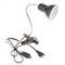 MagiDeal Flexible Klemmen Leuchte Lampenfassung Tischlampe Halter Stecker für E27 Glühlampe,Schwarz