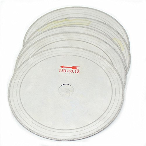 EsportsMJJ 10St 6 Inch 1, 5Mm Super-Dünne Diamant Lapidare Sägeblätter 150Mmx20Mm Gems Schneidescheibe