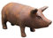 Darthome Ltd Cast Iron Pig Outdoor Farm Garden Patio Lawn Sculpture Statue Animal Ornaments (Small)