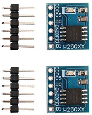 HALJIA W25Q32 Flash-Speichermodul, 32 Mbit Flash SPI Interface, BV FV STM32 Code-Kontrollmodul, 2 Stück