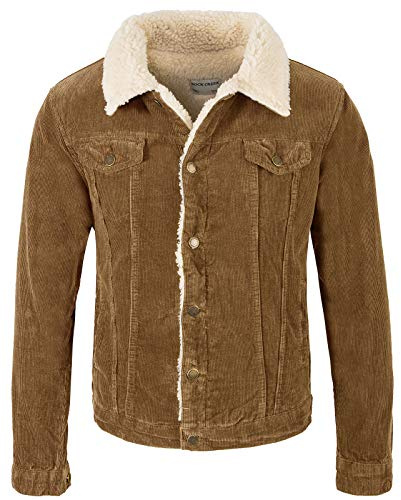 Rock Creek Herren Cordjacke Winterjacke Teddyfutter H-211