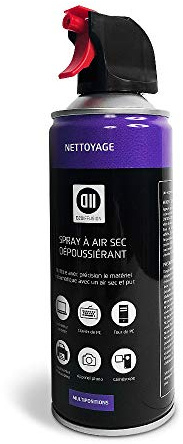 D2 Computer Cleaner, 520 ml, Powerful Duster for Computer Cleaning, Keyboard, Mouse, PC Tower, Removing Dust, Dry Air, High Efficiency Aerosol, Computer Cleaner Multi