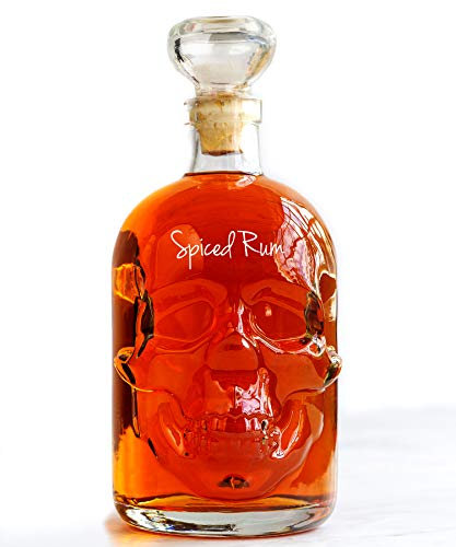 Spiced Rum Gift | Skull Shaped Glass Bottle | 500ml | 40%