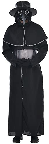 EraSpooky Men’s Plague Doctor Robe Costume Halloween Outfit
