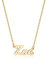 Ursteel Collar con nombre personalizado, regalo del día de la madre, chapado en oro de 14 quilates, collar con nombre personalizado, collar delicado con placa de nombre, joyas personalizadas para,