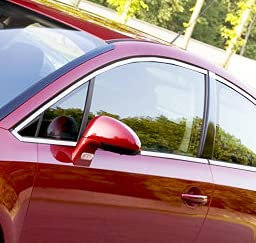Luxyline Baguette chromée de Contour des vitres latérales Compatible Citroën C4 Coupé