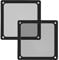 iYueMps 2Pack 140mm Dust Filter for Computer Cooler Fan Magnetic Frame PC Fan Dust Mesh PC Cooler Filter Dustproof PVC Cover Computer Fan Grills-Black