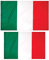 Bandiera Italiana - 2 Pezzi - Bandiera Italia Misura 90x150cm + Bandiera Italia Misura 70x90 cm