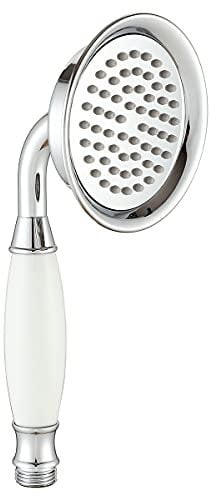 ownace Ownace Pommeau de douche victorien traditionnel laiton et céramique pour salle de bain Chromé