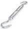 Spannschloss M10 Form B Haken-Haken 2 Stück Edelstahl EN 1.4401 Spannschraube A4 NIRO, Nirosta