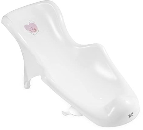 Hylat Baby Inserto Per Bagnetto - Prezioso Aiuto per il Bagno per Neonati e Bambini dalla Nascita Fino a Ca. 6 Mesi (Bianco)(Abbracciami)