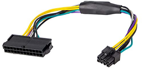 24 Pin auf 8 Pin ATX PSU Stromadapterkabel Kompatibel mit Dell Optiplex 3020 7020 9020 Precision T1700 12inch(30cm)