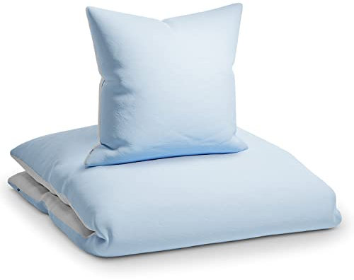 sleepwise Bettwäsche 140x200 Sommer Bettwäsche 2tlg- ÖKO-TEX, Traumhaft Weich, Atmungsaktiv, Bügelfrei & Knitterfrei - Bettbezug Set aus gebürsteter Mikrofaser mit 65x65cm Kissenbezug