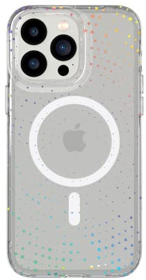tech21 iPhone 14 Pro Max Evo Sparkle Compatible with MagSafe – Glittering & Scratch-Resistant Phone Case with 12ft Multi-Drop Protection