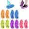 Rkllejs 5 Paare Reinigungs Mop Schuhe, Mop Schuhe Waschbar Bodenwischer Hausschuhe, Mop Schuhe, Staub Mop Hausschuhe, für Haus Boden Staub Schmutz Haare Reinigung,5 Farben