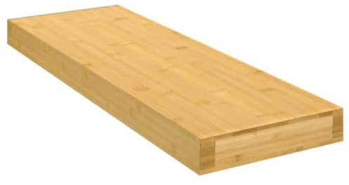 vidaXL Wandregal 60x20x4 cm Bambus