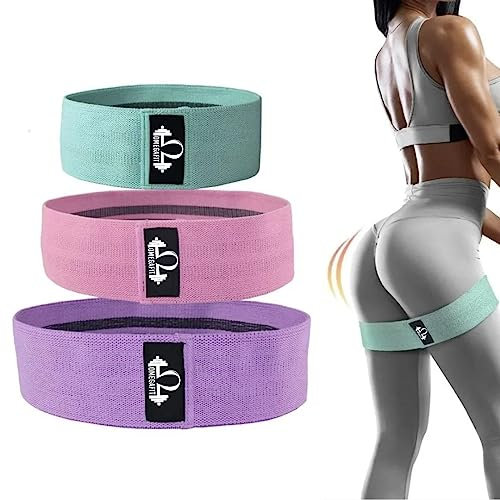 Omegafit: Bandes de résistance - Lot de 3, pour Fitness et renforcement Musculaire, avec Sac de Rangement Offert