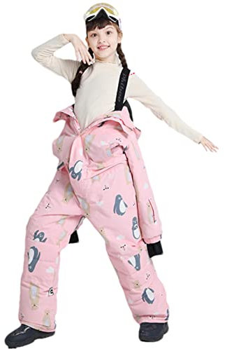 Rianpesn Skioveralls für Damen - Winter-Schneeanzug für Mädchen in Tierform - Bunte Overalls, Schneeanzüge, winddichter, isolierter Ski-Overall, Winter-Snowboard-Skianzug für Damen und Mädchen