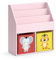 Vicco Kinderregal Luigi, Rosa, 72 x 79 cm mit 2 Faltboxen (Elefant, Tiger)
