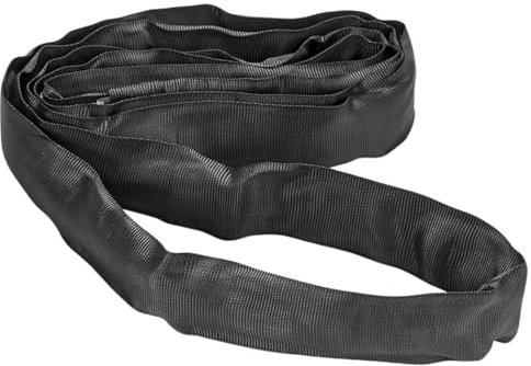 Rundschlinge 2000kg Tragkraft endlos mit Polyesterkern Hebegurt Kran Hebeband schwarz Tragegurt DIN EN 1492-2 (6 Meter)