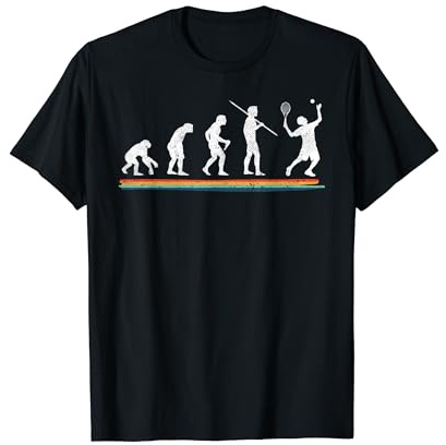 Evolution Tennis Funny Vintage T-Shirt