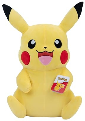 Pokémon PKW3884-60cm Plüsch - Pikachu, offizielles Plüsch