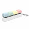 Fidget Keyboard Keychain, 4 Button Stress Relief Toys for Adults Kids, Funny Finger Desk Toys, ADHD Gift for Boys Girls (A)