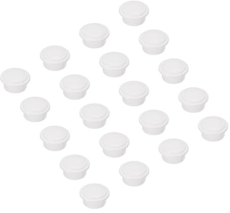 sourcing map PVC Tube Covers Internal Plug Pipe Inner 32mm End Caps Round Plugs for Hose Electrical Conduit Pack of 20