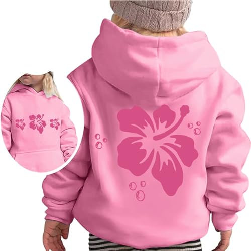 HGWOPGASD Preppy Clothing Brands Pink Palm Stuff Hoodie Cute Hoodies For Teen Girls Y2K Sweatshirt Flower Girl Hoodies Size 7-8 Pink Palm Puff Hoodies Preppy Kids Hoodie Cute Hoodies For Teen Girls