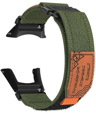 Nylon Ersatzarmband Kompatibel mit Suunto Ambit 1/2/2S/2R/3 Peak/3 Sport/3 Run Armband Damen/Herren, Metallring Einstellbar Atmungsaktiv Sport Armbänder für Suunto Ambit 3, Weiches PU Leder Tags (3)
