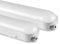 buling 2 Stück Feuchtraumleuchte LED 120CM, 36W 4500LM Röhre Lampe, Verknüpfbar Wannenleuchte IP65 Wasserfest Leuchtstoffröhre Leuchte für Büro Keller Garage, Neutralweiß 4000K