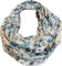 J26 Blumen Mandala Farbverlauf Kreis Seide Sommer Loop Verlauf Regenbogen Rainbow Silk Uni Rundschal Schlauchschal Stola Schal leicht 2025 Neu (KreisA Beige)