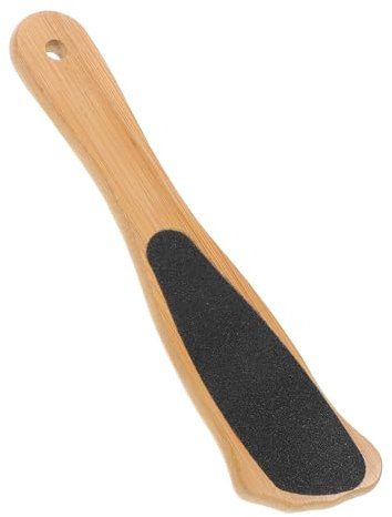 Beaupretty Mattiertes Fußwaschbrett fußschleifer nagelpflege Fußschrubber zum Entfernen abgestorbener Haut Entferner für abgestorbene Fußhaut für die Füße Fußfeilen Holz