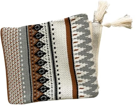 FLCPJGV Stricken Wurfdecke Schal Home Decor Reisebett weich, 130 Cmx170 cm