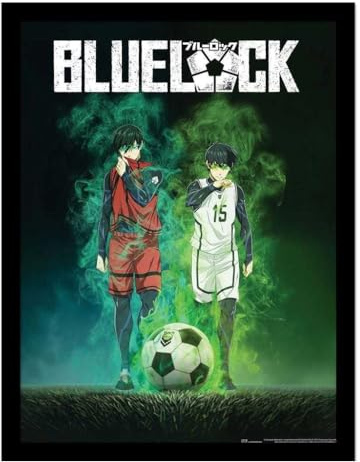 Blue Lock Gerahmtes Poster Isagi Yoichi, mehrfarbig, 40cm x 30cm