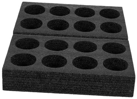 Cabilock Soporte 2X Portavasos De Algodón Perlado para Llevar 8 Orificios Adecuado para Fiestas