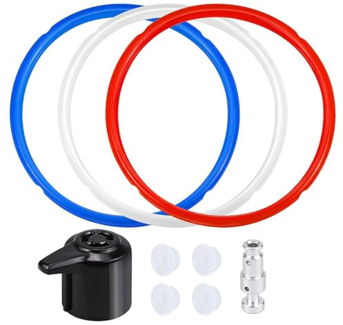 Ldabrye Valvole Rilascio del Vapore Float Comodo Scherzatura Tenuta Float Pressione Copertina Parte per Guarnizione per Pentola A Pressione Modelli da 5QT/6QT