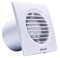 Devola 100mm Extractor Fan With Pull Cord, 4 Inch Bathroom Fan, Kitchen Fan, Made in Britain (Humidity Sensor)