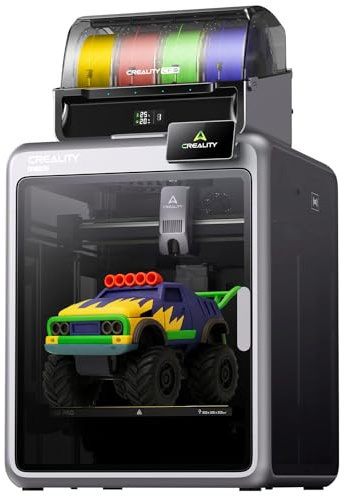 Creality K2 Pro Combo (A) 3D-Drucker mit CFS | Multicolor-Druck | 600 mm/s, 300 × 300 × 300 mm Bauraum, Dual-AI-Kamera, 60 °C Heizkammer, Auto-Leveling, Direktantrieb, Multimaterialdruck