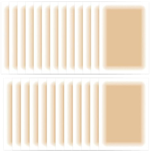 25 Pcs Tattoo Abdecken Wasserfest,Narben Abdecken Wasserfest,72 X 120 Mm | Fester Sitz Natürlich Und Unsichtbar Hautfreundlich Komfortabel Wasserfest Heller Hautton