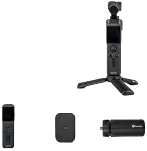 Compatible for FeiyuTech Pocket 3 Cordless Detachable 3-Axis Stabilizer Gimbal Camera Kit 4K 60fps Footage Magnetic Attach AI Tracking