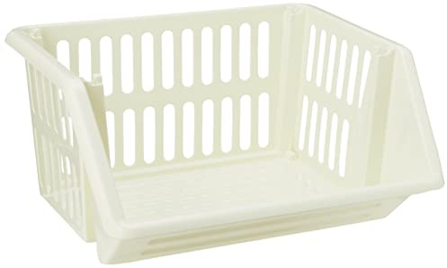 Whitefurze Vegetable Rack, Cream 35 cm