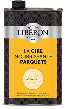 Libéron Cire nourrissante parquet, Chêne clair, 1L