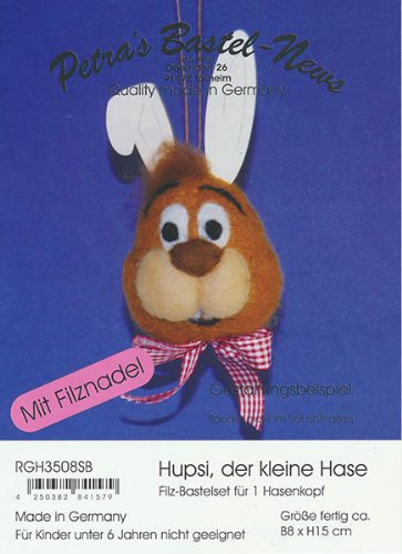 Petra's Bastel News Filz-Bastelset Hupsi der kleine Hase