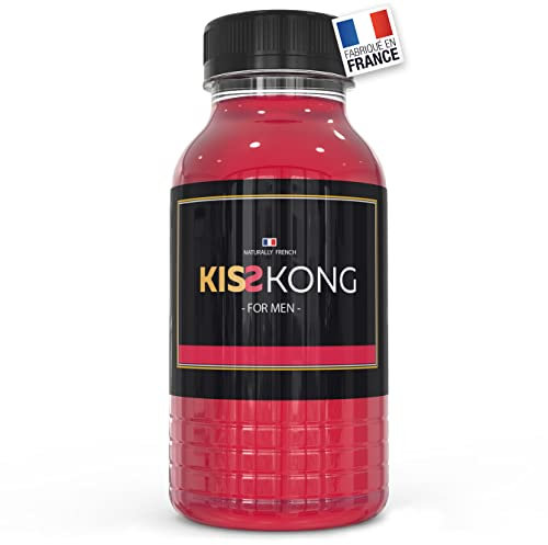 Kiss KONG - kraftvolles anregendes Getränk für Männer - Erhöht Kraft, Energie, Ausdauer, Widerstand - 100% natürlich, schnelle Wirkung, optimale Dauer - 250 ml